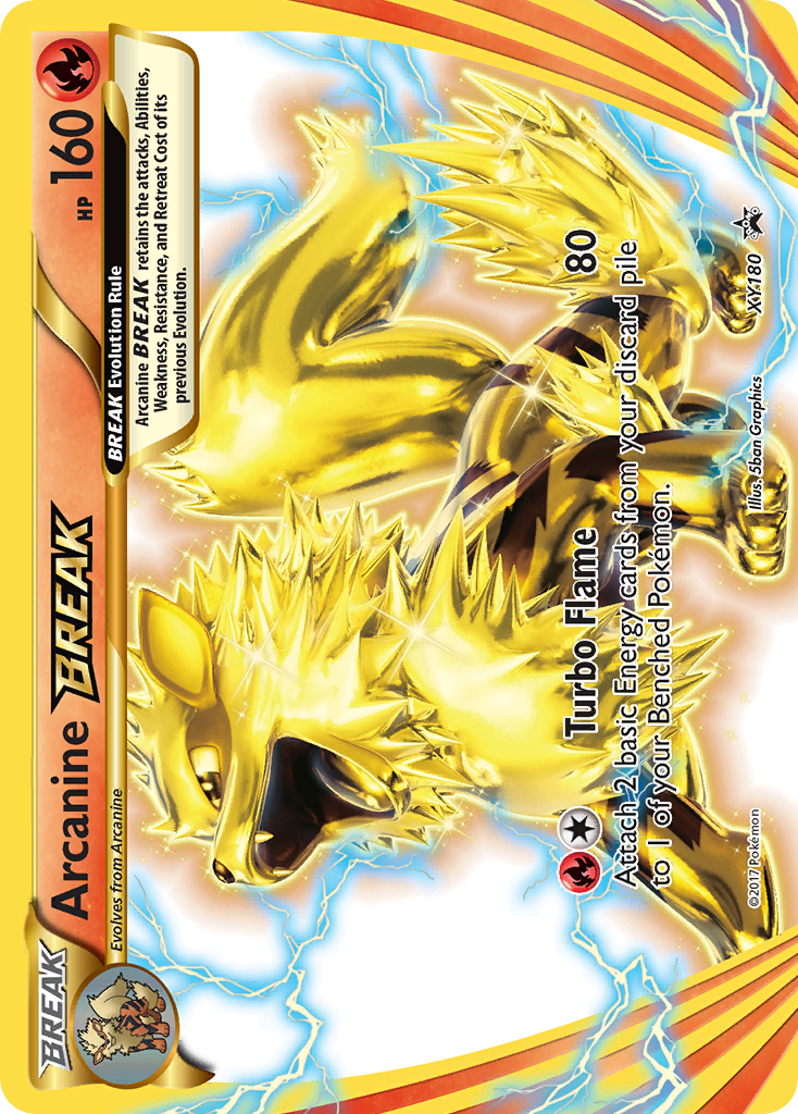 Arcanine BREAK (XY180) [XY: Black Star Promos] | Jomio and Rueliete's Cards and Comics