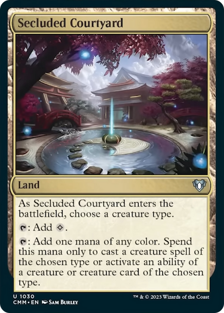 Secluded Courtyard [Commander Masters] | Jomio and Rueliete's Cards and Comics