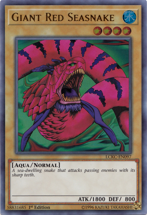 Giant Red Seasnake [LCKC-EN097] Ultra Rare | Jomio and Rueliete's Cards and Comics