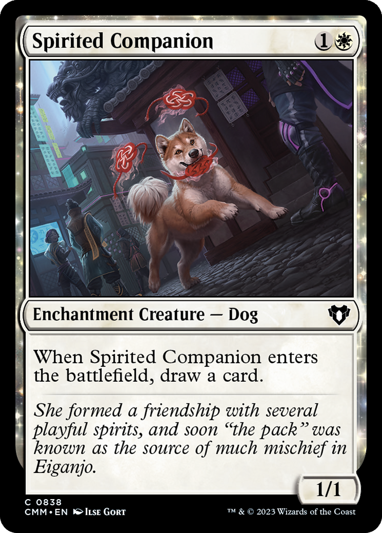Spirited Companion [Commander Masters] | Jomio and Rueliete's Cards and Comics