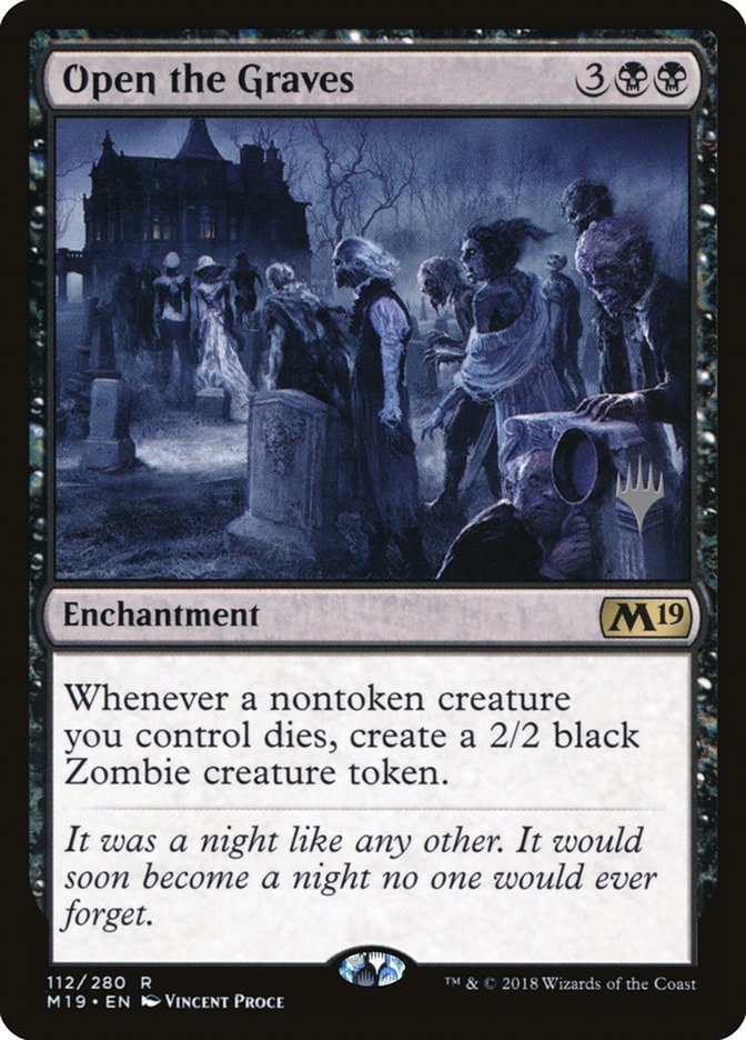 Open the Graves (Promo Pack) [Core Set 2019 Promos] | Jomio and Rueliete's Cards and Comics