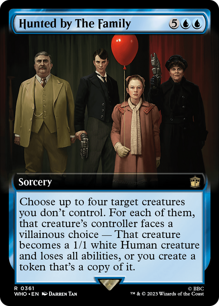 Hunted by The Family (Extended Art) [Doctor Who] | Jomio and Rueliete's Cards and Comics