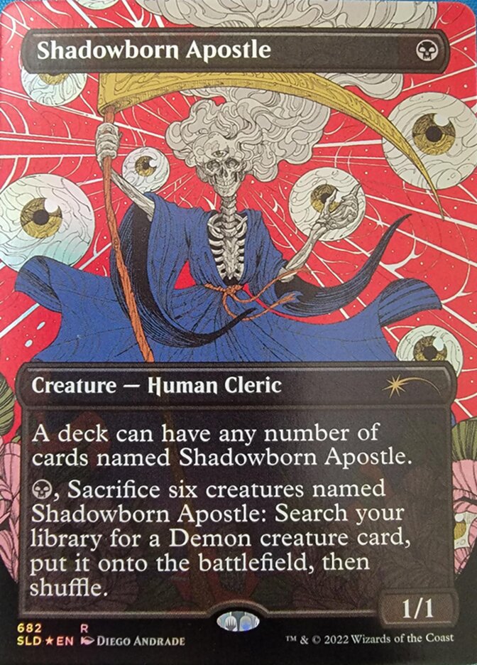 Shadowborn Apostle (Borderless) (682) [Secret Lair Drop Promos] | Jomio and Rueliete's Cards and Comics