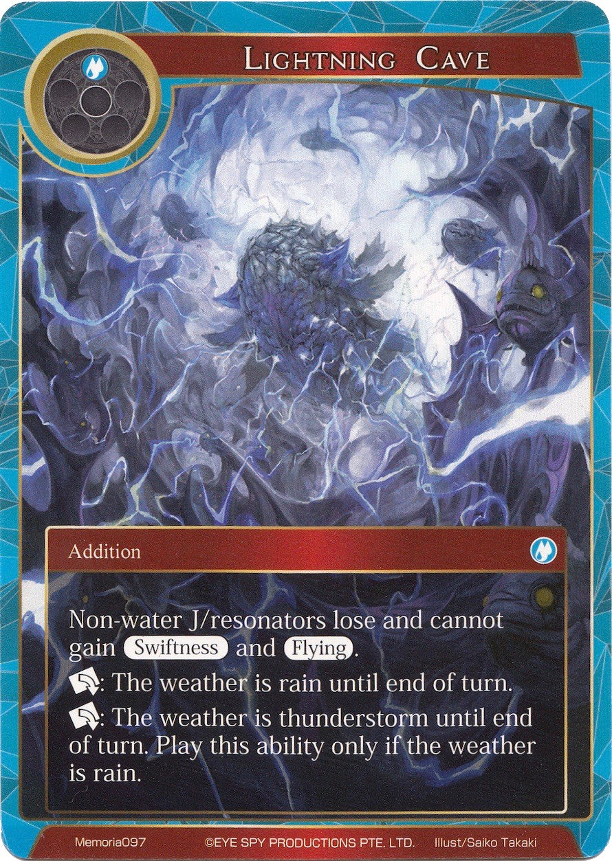 Lightning Cave (Memoria097) [Alice Origin Memoria Cards] | Jomio and Rueliete's Cards and Comics