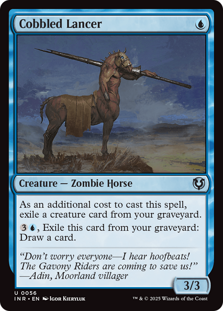 Cobbled Lancer [Innistrad Remastered] | Jomio and Rueliete's Cards and Comics