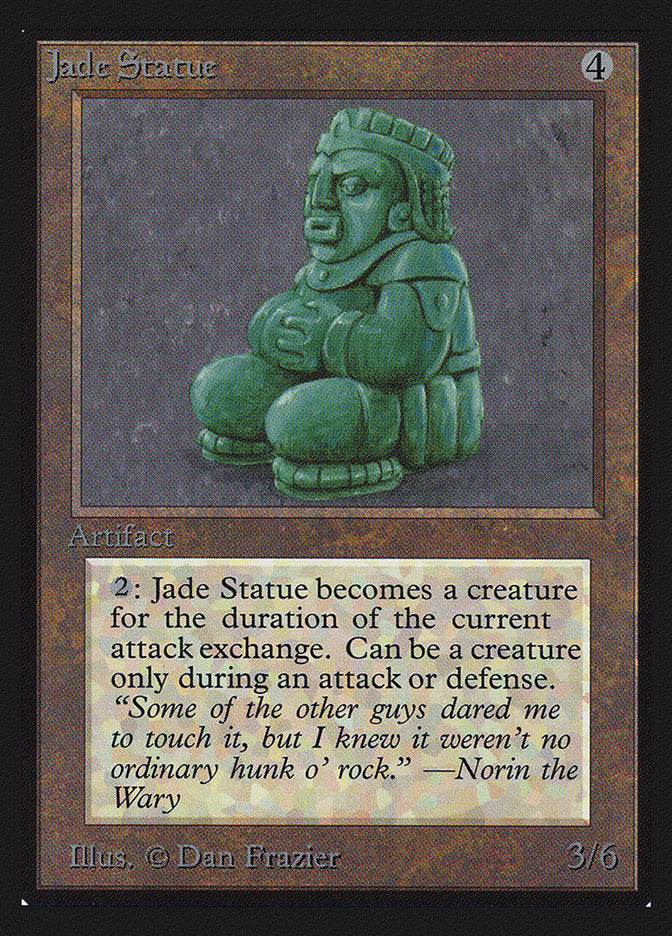 Jade Statue [International Collectors' Edition] | Jomio and Rueliete's Cards and Comics