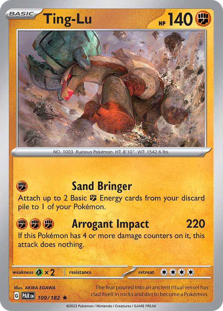 Ting-Lu (109/182) [Scarlet & Violet: Paradox Rift] | Jomio and Rueliete's Cards and Comics