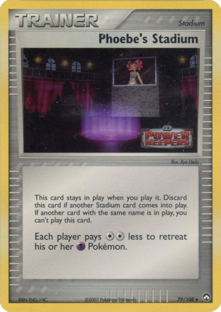 Phoebe's Stadium (79/108) (Stamped) [EX: Power Keepers] | Jomio and Rueliete's Cards and Comics