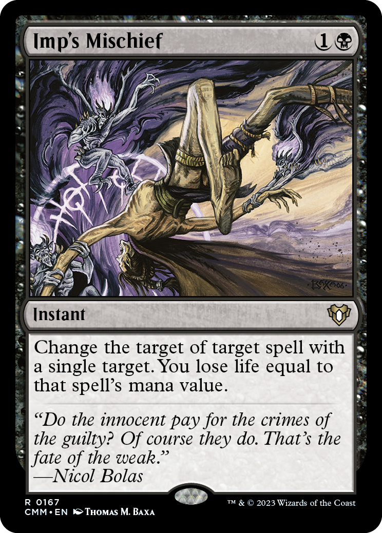 Imp's Mischief [Commander Masters] | Jomio and Rueliete's Cards and Comics