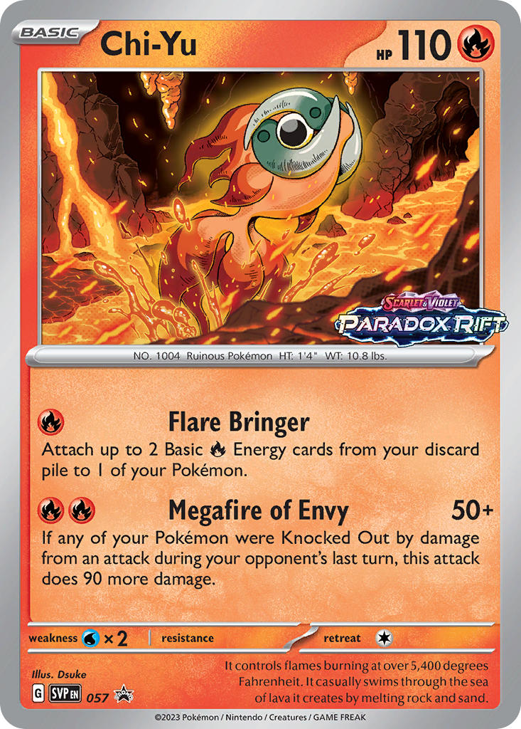 Chi-Yu (057) [Scarlet & Violet: Black Star Promos] | Jomio and Rueliete's Cards and Comics