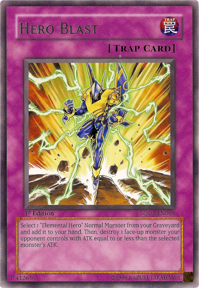 Hero Blast [LODT-EN064] Rare | Jomio and Rueliete's Cards and Comics