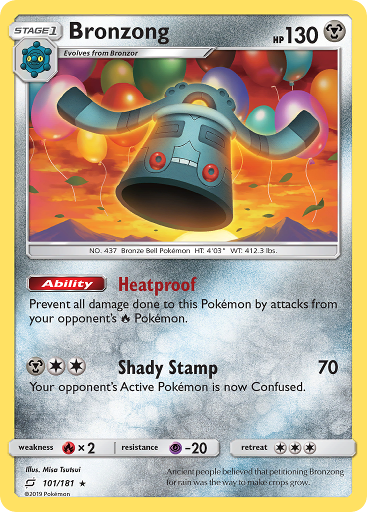 Bronzong (101/181) [Sun & Moon: Team Up] | Jomio and Rueliete's Cards and Comics