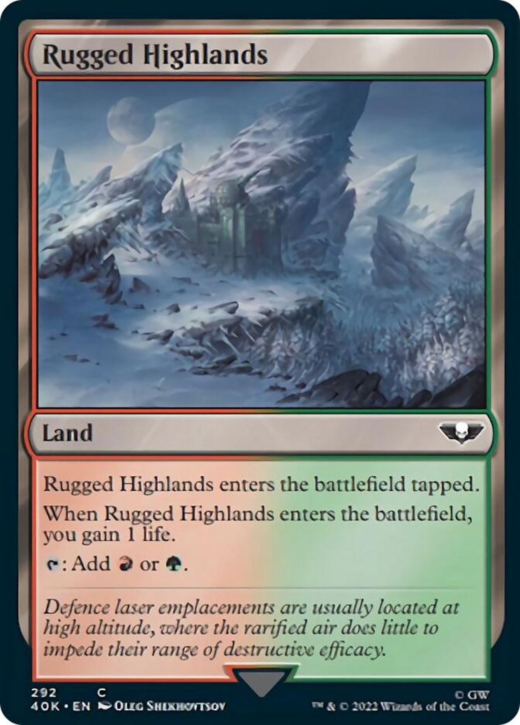 Rugged Highlands [Warhammer 40,000] | Jomio and Rueliete's Cards and Comics