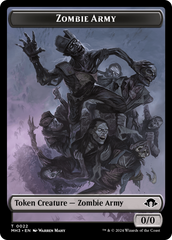 Servo // Zombie Army Double-Sided Token [Modern Horizons 3 Tokens] | Jomio and Rueliete's Cards and Comics
