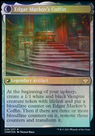 Edgar, Charmed Groom // Edgar Markov's Coffin [Innistrad: Crimson Vow Prerelease Promos] | Jomio and Rueliete's Cards and Comics