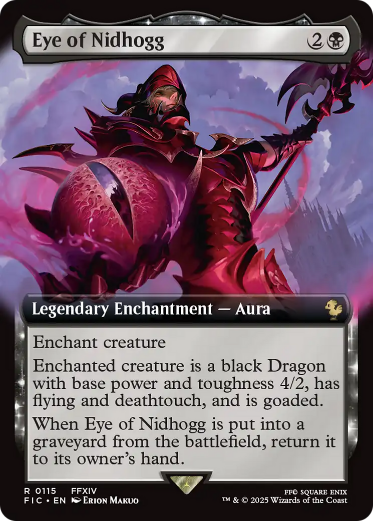 Eye of Nidhogg (Extended Art) [FINAL FANTASY Commander] | Jomio and Rueliete's Cards and Comics