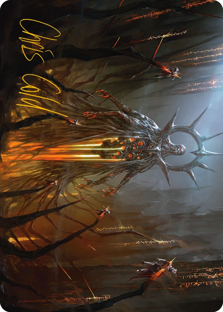 Solphim, Mayhem Dominus Art Card (Gold-Stamped Signature) [Phyrexia: All Will Be One Art Series] | Jomio and Rueliete's Cards and Comics