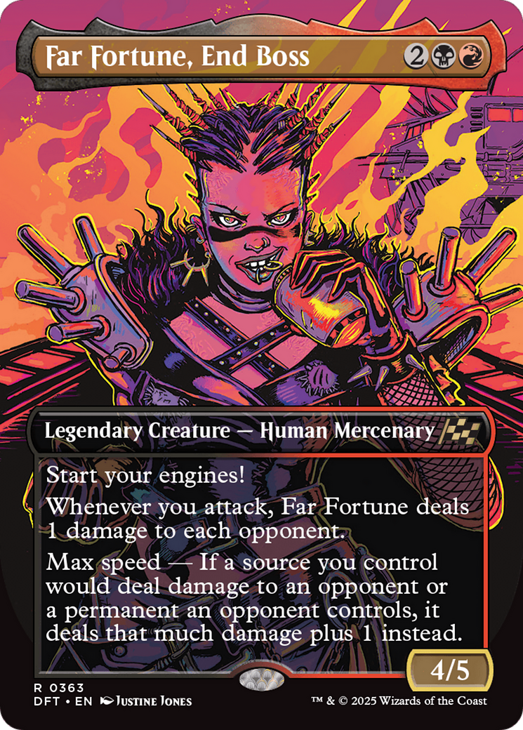 Far fortune, End Boss (Borderless) [Aetherdrift] | Jomio and Rueliete's Cards and Comics