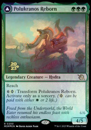 Polukranos Reborn // Polukranos, Engine of Ruin [March of the Machine Prerelease Promos] | Jomio and Rueliete's Cards and Comics