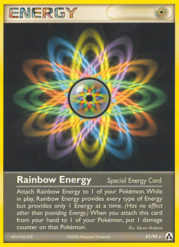 Rainbow Energy (81/92) [EX: Legend Maker] | Jomio and Rueliete's Cards and Comics