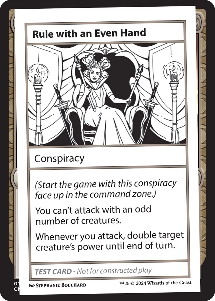 Rule with an Even Hand [Mystery Booster 2 Playtest Cards] | Jomio and Rueliete's Cards and Comics