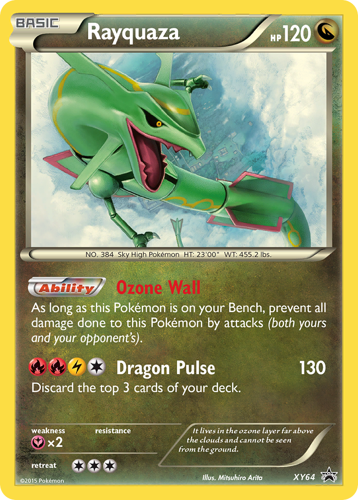 Rayquaza (XY64) [XY: Black Star Promos] | Jomio and Rueliete's Cards and Comics