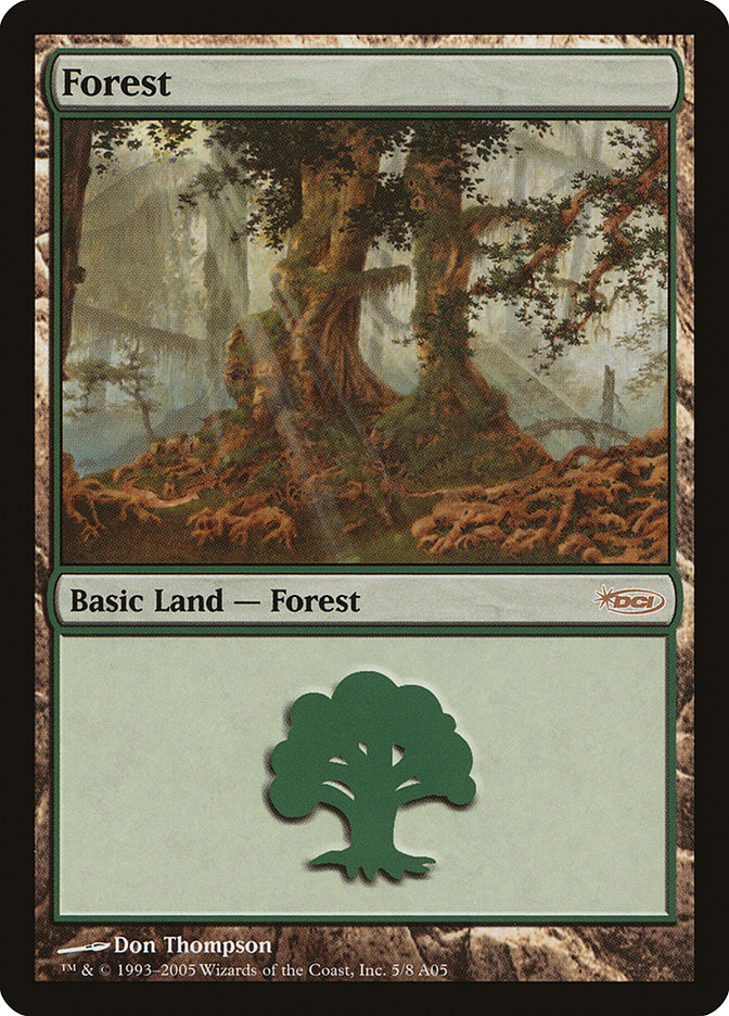 Forest (5) [Arena League 2005] | Jomio and Rueliete's Cards and Comics