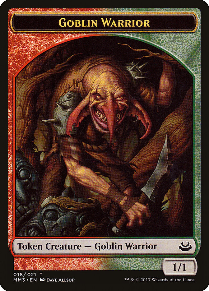 Goblin Warrior Token [Modern Masters 2017 Tokens] | Jomio and Rueliete's Cards and Comics