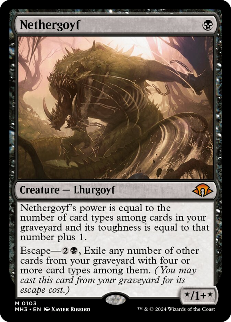 Nethergoyf [Modern Horizons 3] | Jomio and Rueliete's Cards and Comics