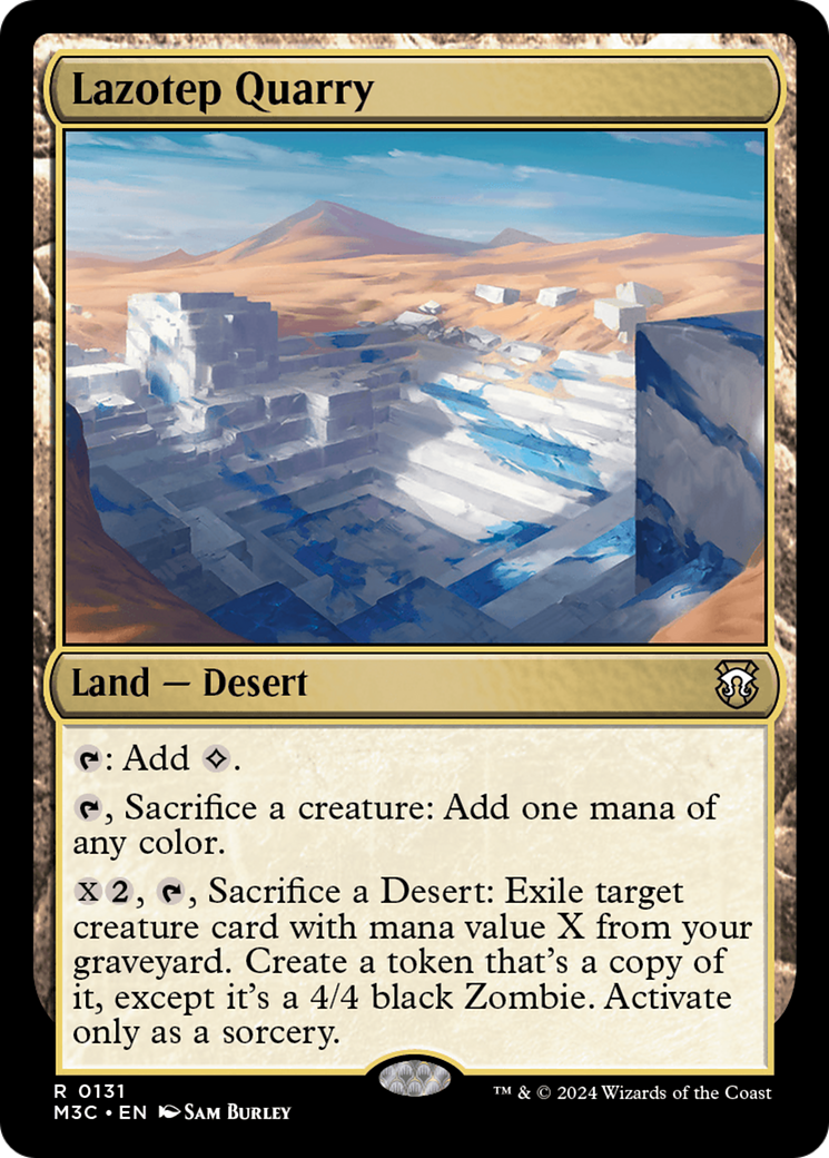Lazotep Quarry (Extended Art) [Modern Horizons 3 Commander] | Jomio and Rueliete's Cards and Comics