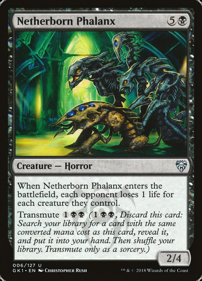 Netherborn Phalanx [Guilds of Ravnica Guild Kit] | Jomio and Rueliete's Cards and Comics