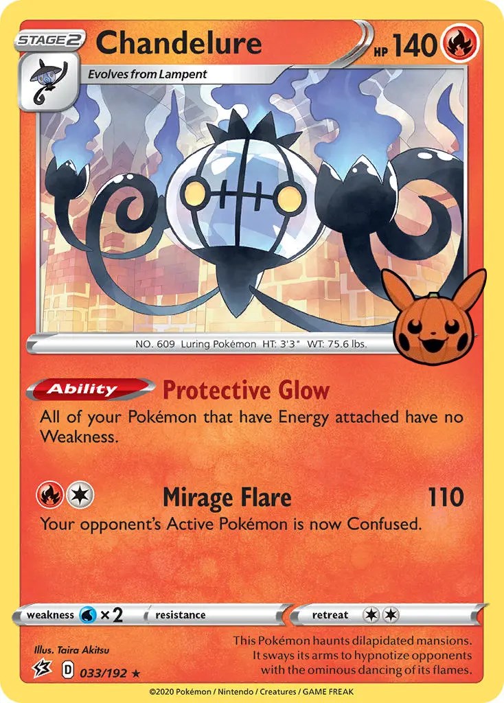 Chandelure (033/192) [Trick or Trade] | Jomio and Rueliete's Cards and Comics