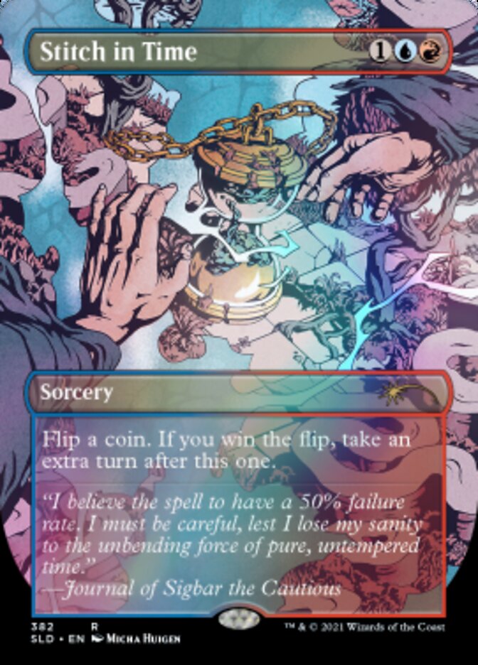 Stitch in Time // Stitch in Time (Borderless) [Secret Lair Drop Series] | Jomio and Rueliete's Cards and Comics