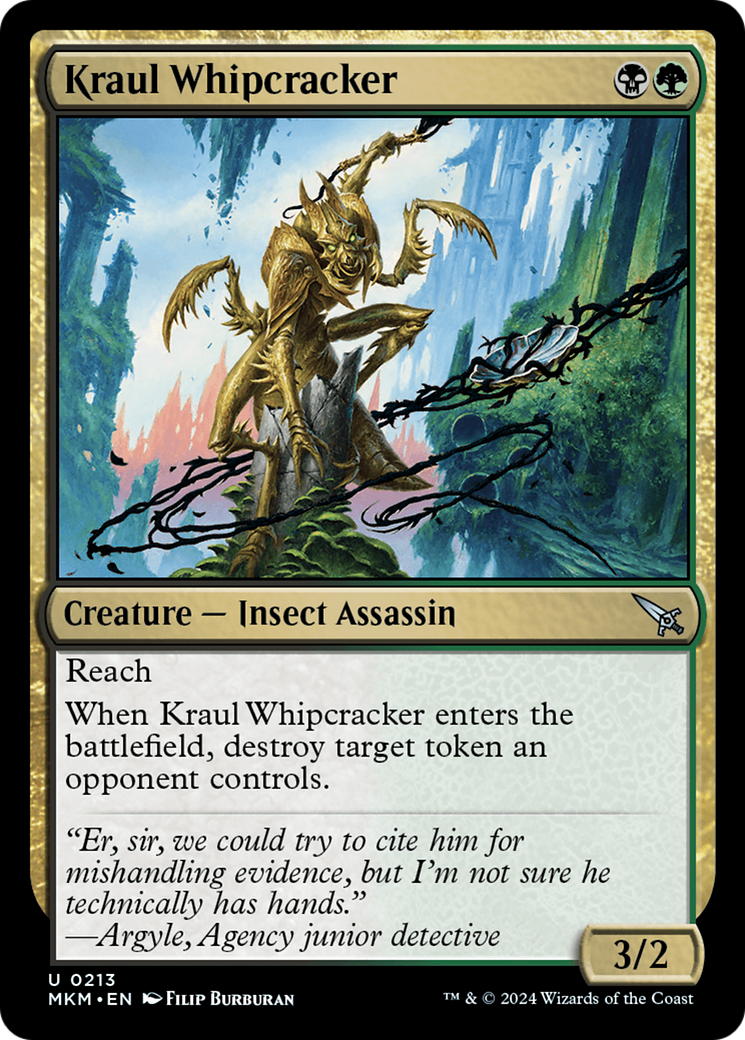 Kraul Whipcracker (Black) [Murders at Karlov Manor] | Jomio and Rueliete's Cards and Comics