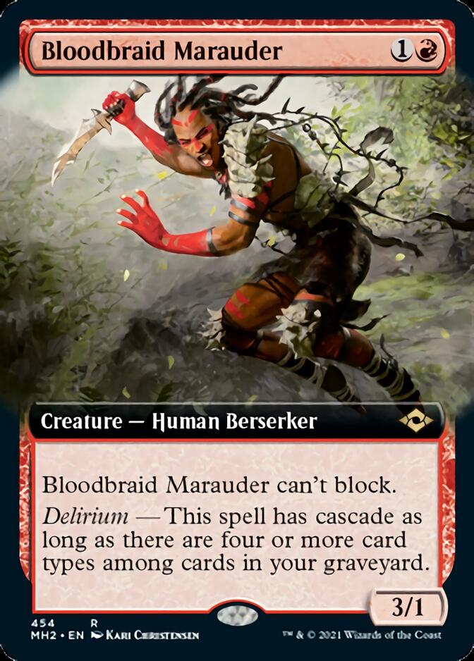 Bloodbraid Marauder (Extended Art) [Modern Horizons 2] | Jomio and Rueliete's Cards and Comics