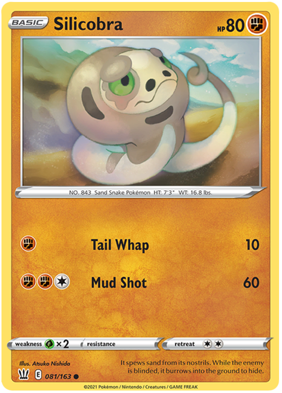 Silicobra (081/163) [Sword & Shield: Battle Styles] | Jomio and Rueliete's Cards and Comics