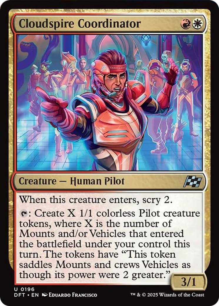 Cloudspire Coordinator [Aetherdrift] | Jomio and Rueliete's Cards and Comics