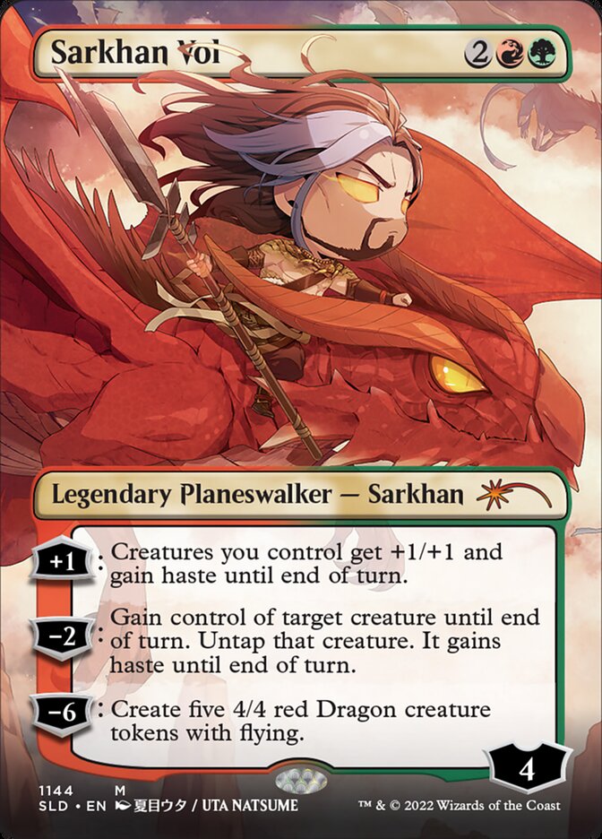 Sarkhan Vol (Borderless) [Secret Lair Drop Series] | Jomio and Rueliete's Cards and Comics