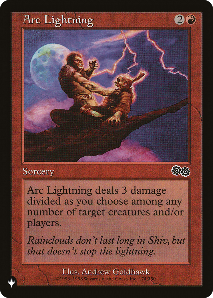 Arc Lightning [The List] | Jomio and Rueliete's Cards and Comics