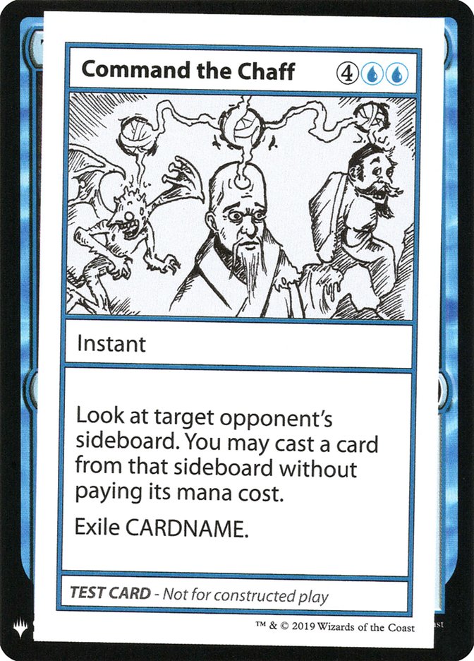 Command the Chaff [Mystery Booster Playtest Cards] | Jomio and Rueliete's Cards and Comics