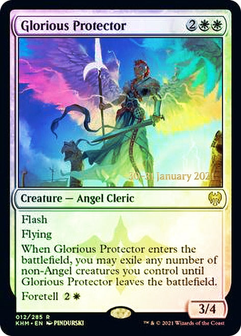 Glorious Protector [Kaldheim Prerelease Promos] | Jomio and Rueliete's Cards and Comics