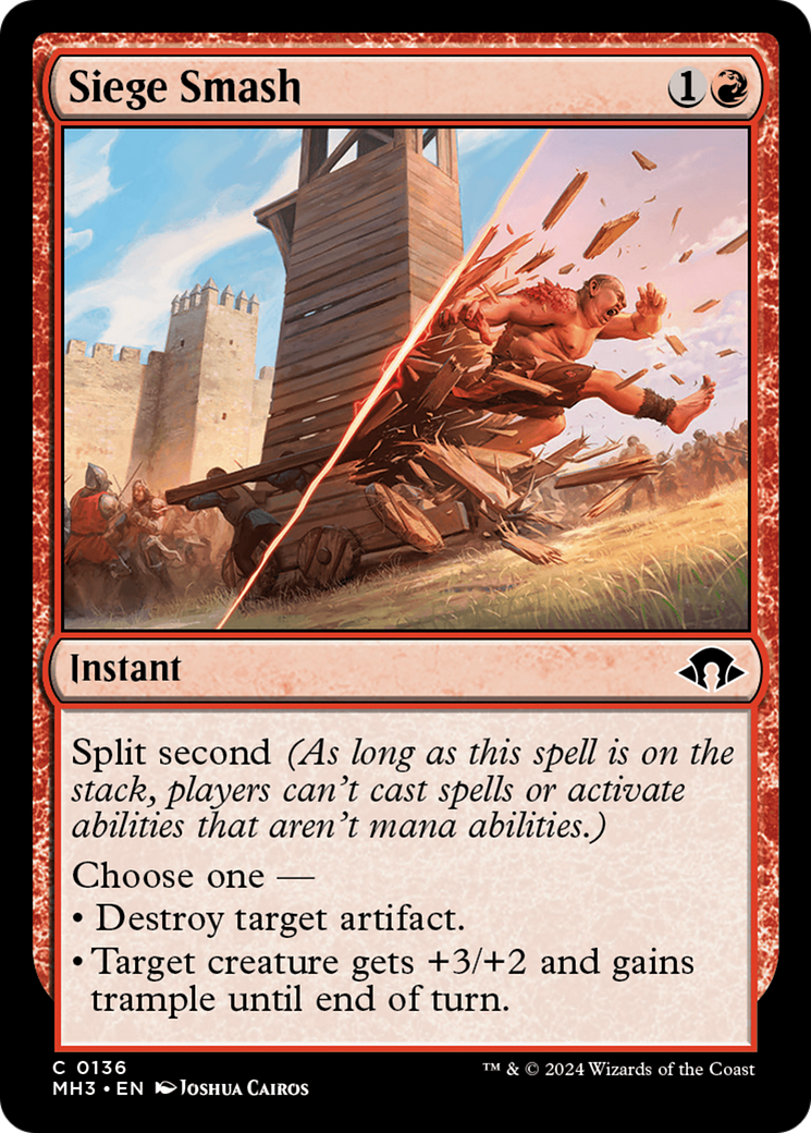 Siege Smash [Modern Horizons 3] | Jomio and Rueliete's Cards and Comics