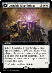 Unstable Glyphbridge // Sandswirl Wanderglyph (Extended Art) [The Lost Caverns of Ixalan] | Jomio and Rueliete's Cards and Comics