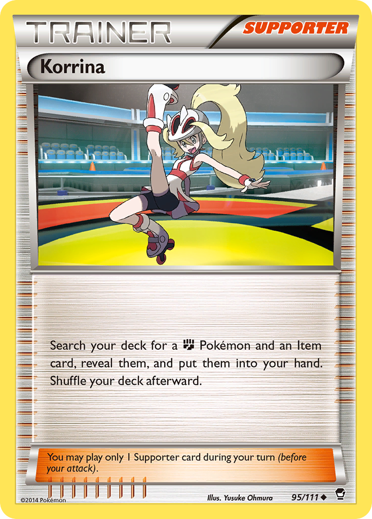 Korrina (95/111) [XY: Furious Fists] | Jomio and Rueliete's Cards and Comics