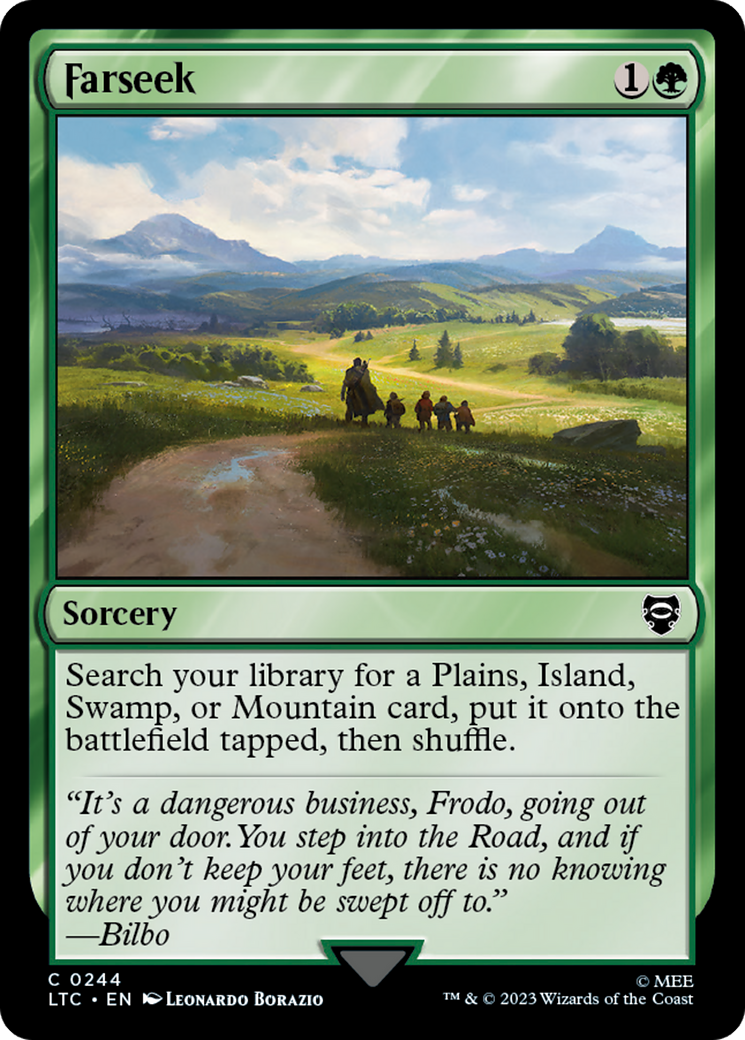 Farseek [The Lord of the Rings: Tales of Middle-Earth Commander] | Jomio and Rueliete's Cards and Comics