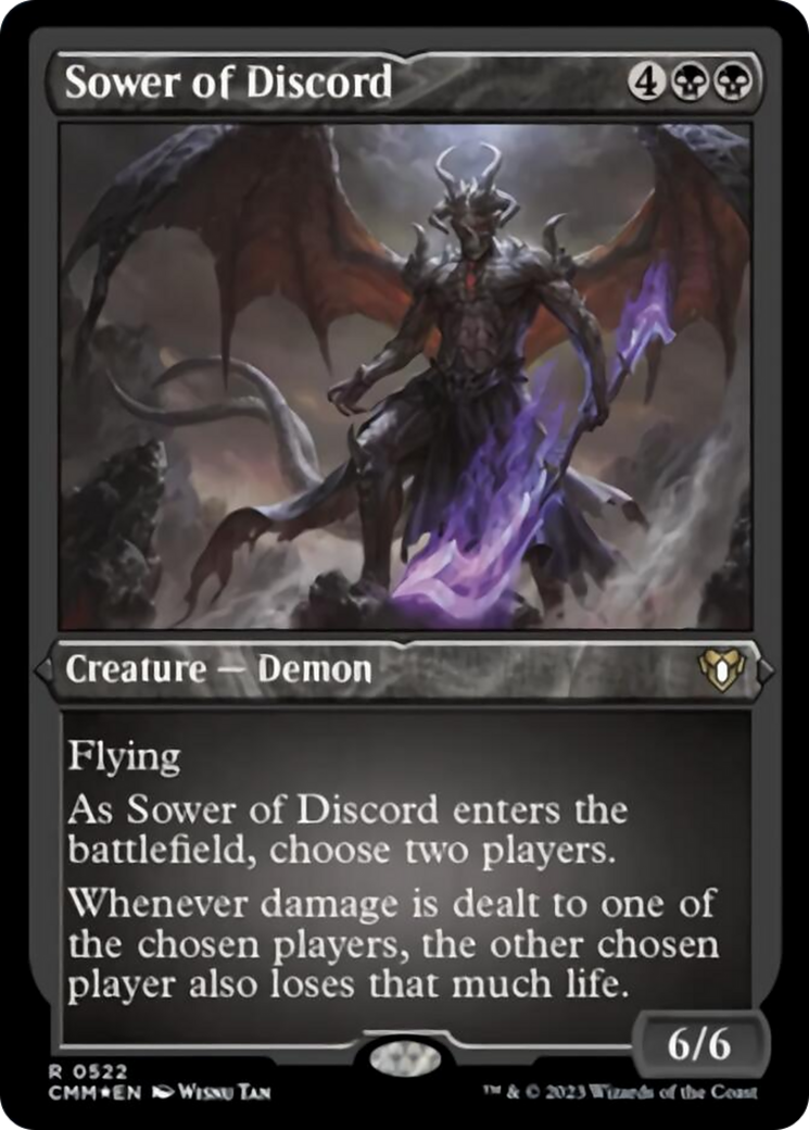 Sower of Discord (Foil Etched) [Commander Masters] | Jomio and Rueliete's Cards and Comics