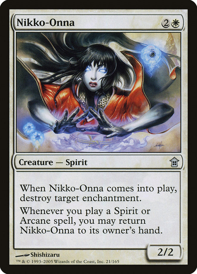 Nikko-Onna [Saviors of Kamigawa] | Jomio and Rueliete's Cards and Comics