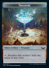 Treasure (013) // Wizard Double-Sided Token [Streets of New Capenna Tokens] | Jomio and Rueliete's Cards and Comics
