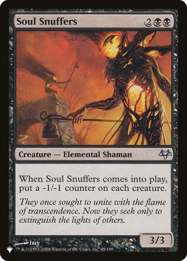 Soul Snuffers [The List] | Jomio and Rueliete's Cards and Comics