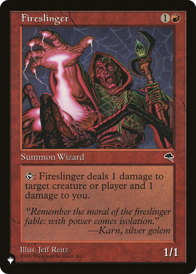 Fireslinger [The List] | Jomio and Rueliete's Cards and Comics